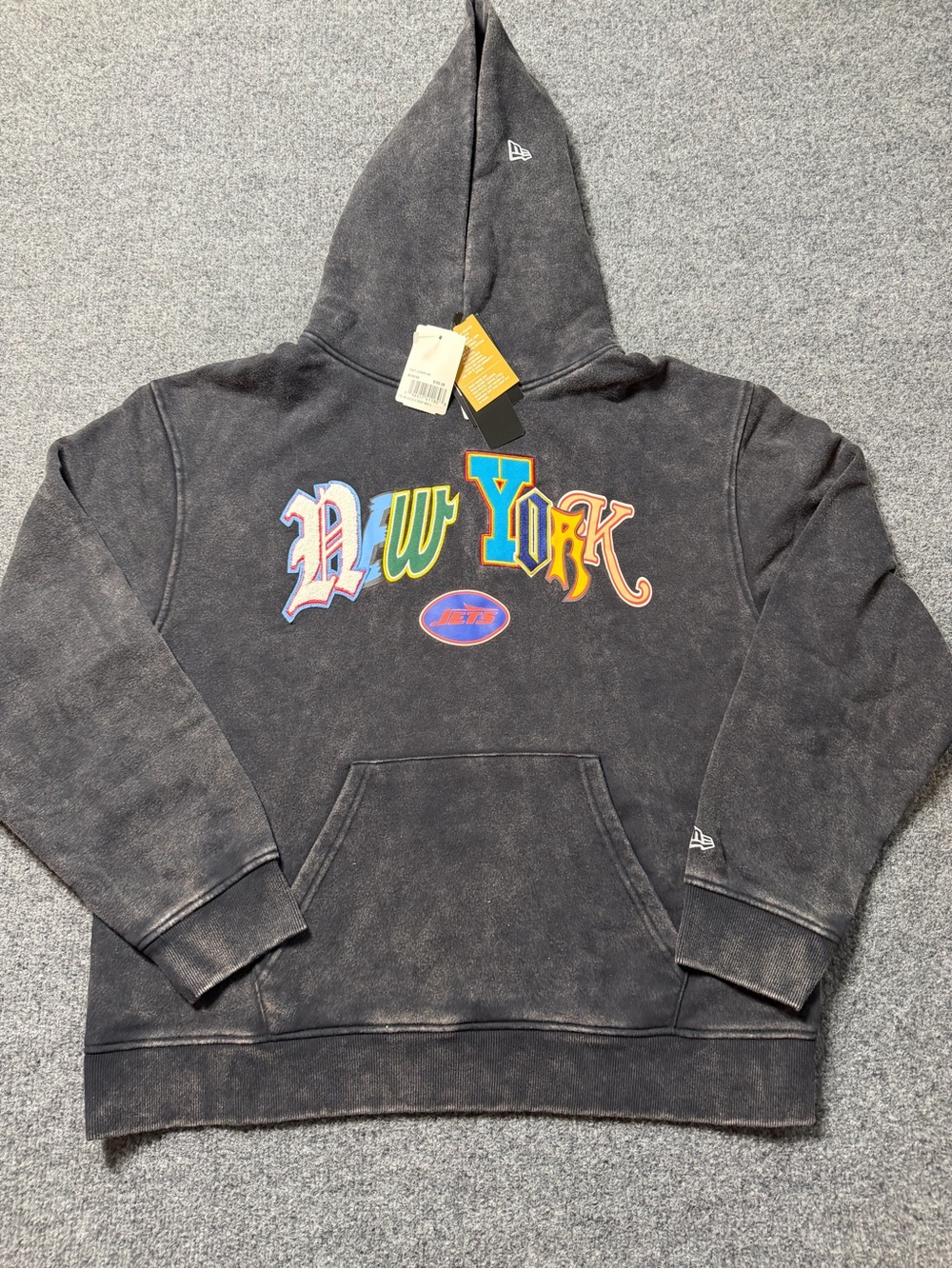 New York Jets Pullover New Era Hoodie Brand multi color Size Large NFL